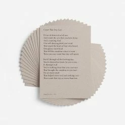 The School of Life Set of 20 Poems Cards