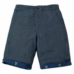 Frugi Marine Blue Ralph Reversible Shorts