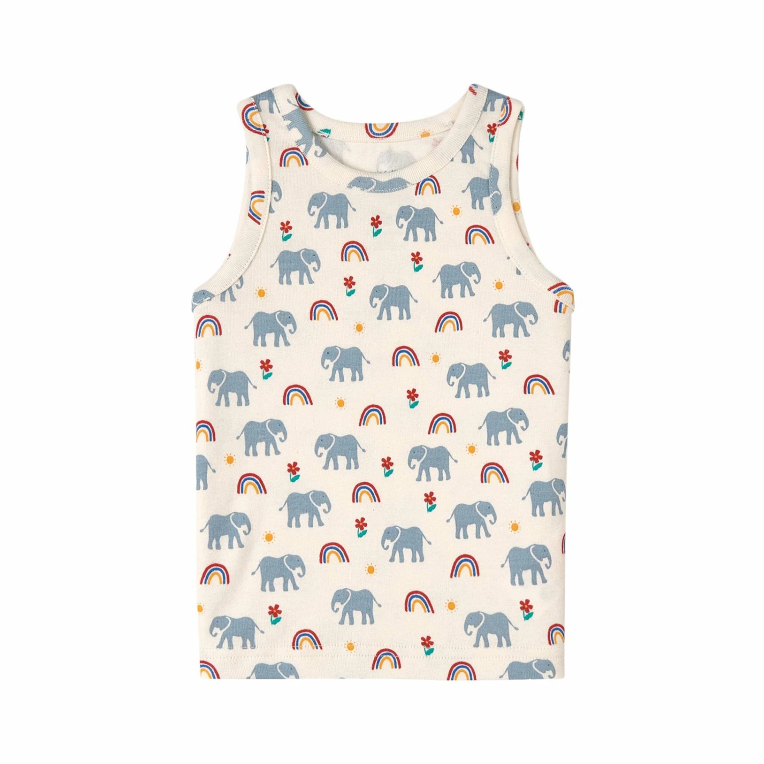 Frugi Set Canottiera E 2 Mutande In Cotone Bio Elefanti 3 Frugi Set Canottiera E 2 Mutande In Cotone Bio Elefanti