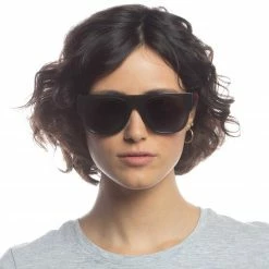 Le Specs Floatation Polarized Matte Black Shadow Smoke Mono