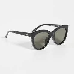 Le Specs Resumption Cat-Eye Recycled Sunglasses - Black