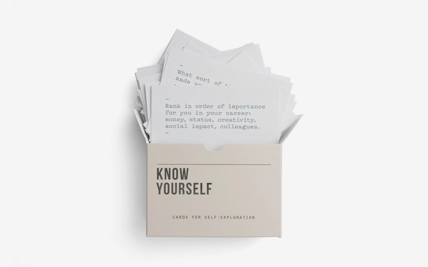 The School of Life Know Yourself Prompt Cards 5 The School of Life Know Yourself Prompt Cards
