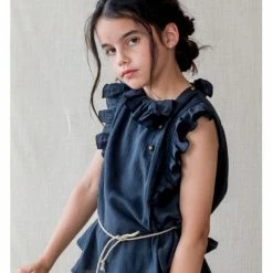 Belle Chiara Marengo Gray Haydn Blouse