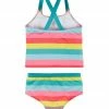 Frugi Reef Tankini Daffodil Strip