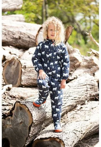 Frugi Waterproof All In One Polar Bears 6 Frugi Waterproof All In One Polar Bears