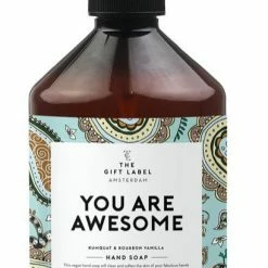 The Gift Label Luxury Scented Hand Soap Wash 500ml - in 2 scents - Vegan Friendly - Recycled Plastic