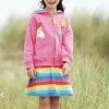 Frugi Flamingo Multi Stripe Spring Skirt