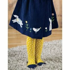 Frugi Gorse Spot 4 To 6 Years Tamsyn Tights