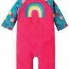 Frugi Blue and Pink Little Sun Safe Swim Suit