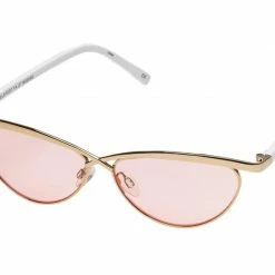 Le Specs Teleport Bright Gold Coral Tint Lens Sunglasses