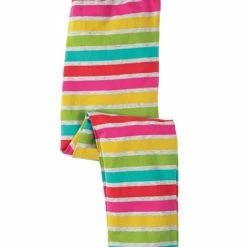 Frugi Rainbow 3 To 4 Years Marl Breton Libby Striped Leggings