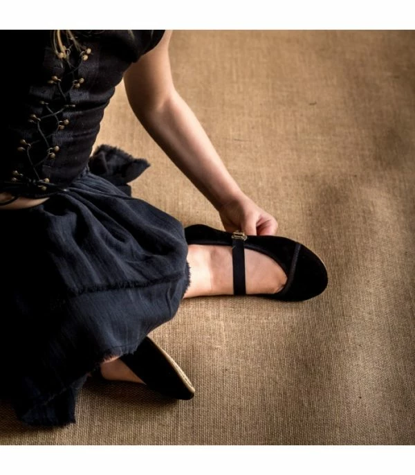 Belle Chiara Size 26 to 29 Black Ingrid Click Suede Bellies 4 Belle Chiara Size 26 to 29 Black Ingrid Click Suede Bellies