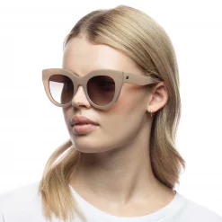 Le Specs Air Heart | Oatmeal Sunglasses