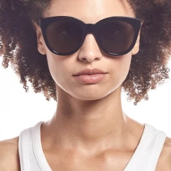 Le Specs Resumption Cat-Eye Recycled Sunglasses - Black