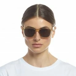 Le Specs Sand Beige Weekend Riot Sunglasses