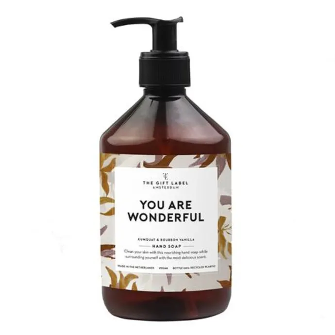 The Gift Label Vegan Hand Soap - You Are Wonderful 3 The Gift Label Vegan Hand Soap - You Are Wonderful