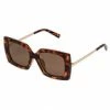 Le Specs Brown Tortoise Sunglasses 1 Le Specs Brown Tortoise Sunglasses