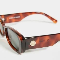 Le Specs Unreal! Rectangular Sunglasses - Tortoise