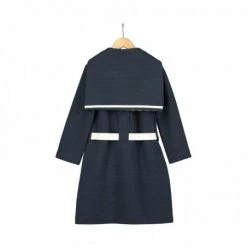 Belle Chiara Navy Blue Padded Coat