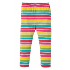 Frugi Rainbow 3 To 4 Years Marl Breton Libby Striped Leggings