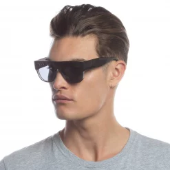 Le Specs Floatation | Matte Black Shadow Polarized Sunglasses