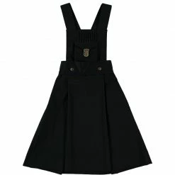 Belle Chiara Black Canvas Manet Skirt for 6 Years Girl