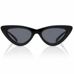 Le Specs Black The Last Lolita Sunglasses