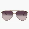 Le Specs High Fangle Aviator Sunglasses - Gold