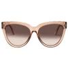 Le Specs Liar Liar Beige Cateye Sunglasses