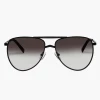 Le Specs High Fangle aviator Sunglasses - Black