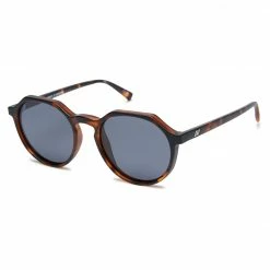 Le Specs Speed of Night Matte Tort W/ Smoke Mono Polarized Sunglasses