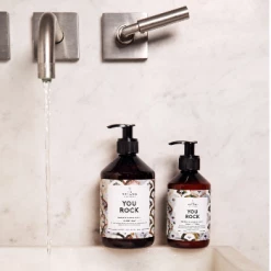 The Gift Label Luxury Scented Hand Cream Lotion 250ml - Kumquat & Bourbon Vanilla - Vegan Friendly - Recycled Bottle