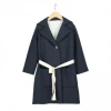 Belle Chiara Navy Blue Padded Coat