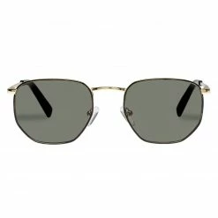 Le Specs Gold and Black Alto Sunglasses