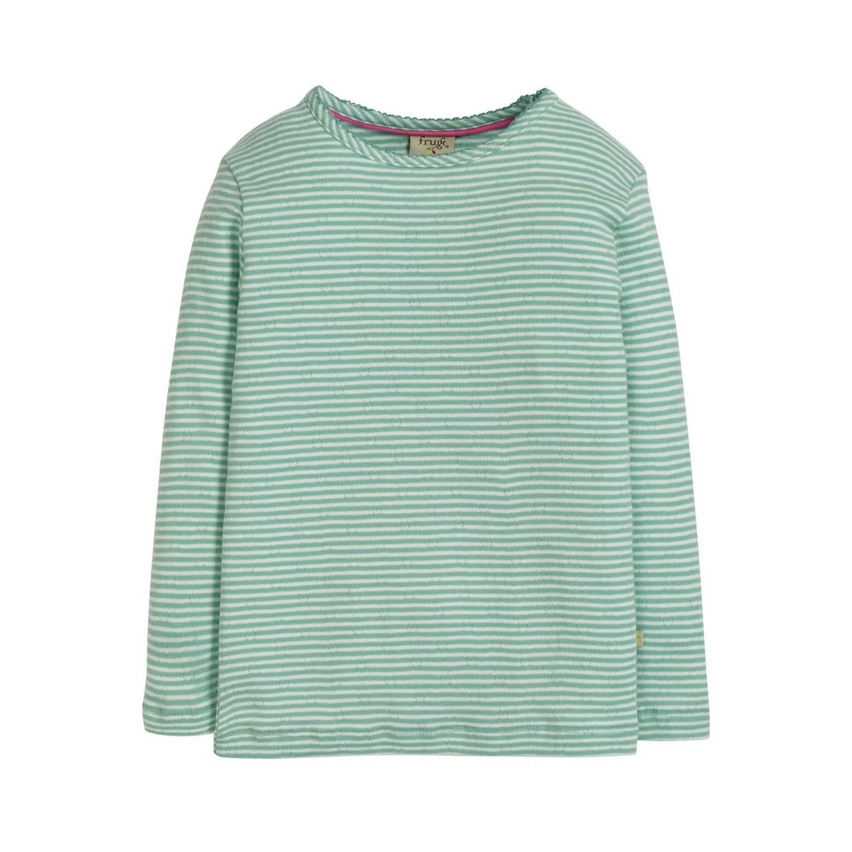 Frugi Mia Pointelle Top River Blue - 4-5yrs (104-110 cm) 5 Frugi Mia Pointelle Top River Blue - 4-5yrs (104-110 cm)